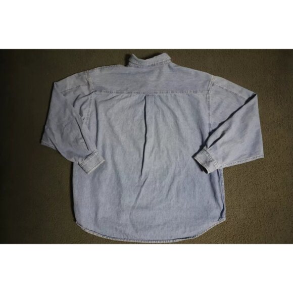 VTG Crable Sportswear ButtonUp Shirt Men XXL Blue Ohio State Buckeyes Embroidery - Picture 7 of 10